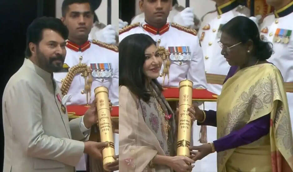 राष्ट्रपति मुर्मू ने पद्म पुरस्कार विजेताओं को सम्मानित किया
