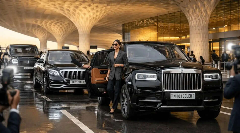 बॉलीवुड सितारों की भव्य कारों का जलवा: मुंबई एयरपोर्ट पर दिखा लग्जरी का नज़ारा