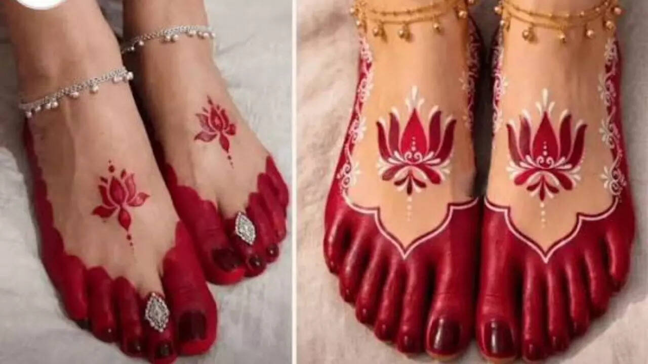 करवाचौथ पर पैरों को सजाने के लिए आलता के 8 अनोखे डिज़ाइन