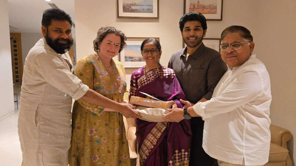 अल्लू सिरीश ने शादी के लिए पवन कल्याण को आमंत्रित किया