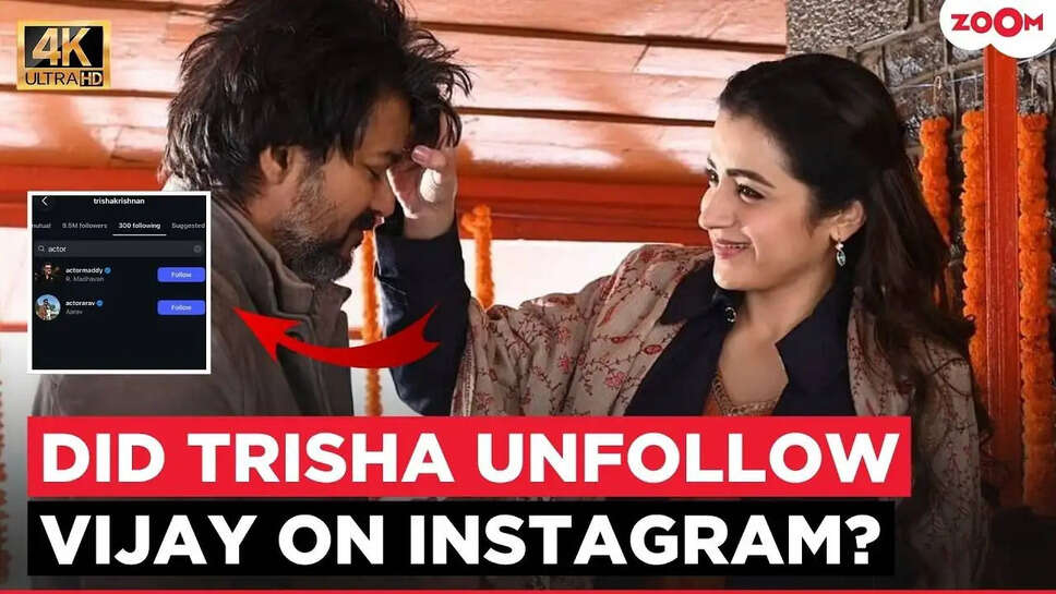 क्या Trisha Krishnan और Vijay के बीच बढ़ी दूरियां? जानें इस चौंकाने वाली ख़बर के पीछे की सच्चाई!