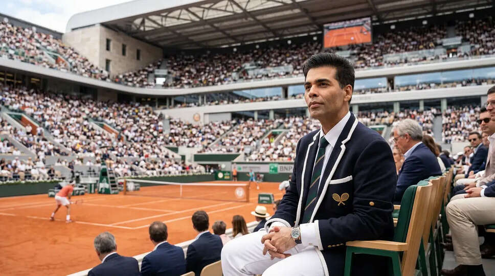 क्यों Karan Johar का Roland-Garros में आना बना चर्चा का विषय?
