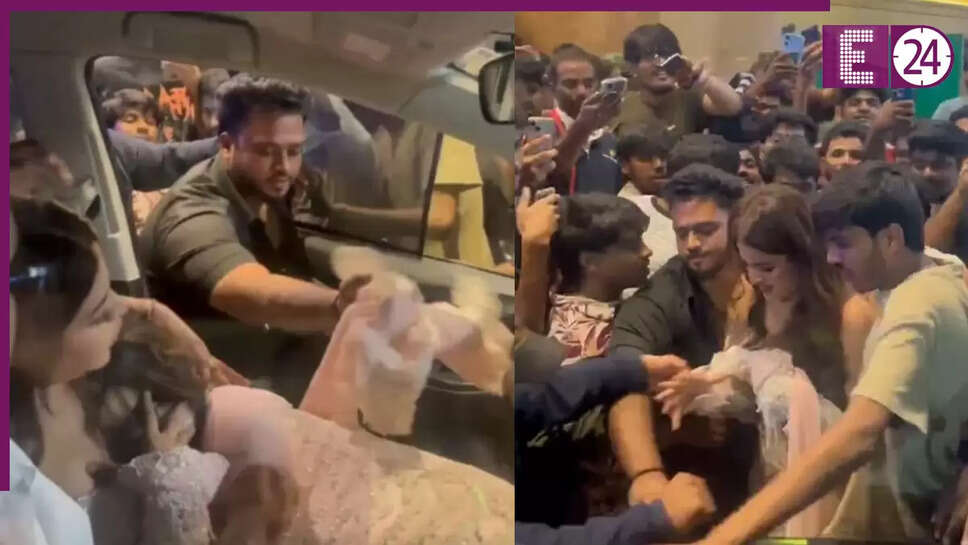 निधि अग्रवाल का वायरल वीडियो: फैंस की भीड़ ने बढ़ाई चिंता