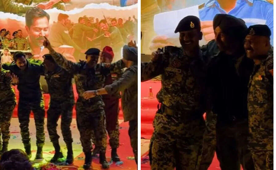 क्या है फिल्म बॉर्डर 2 का जादू? जानें इवेंट में सनी देओल और BSF जवानों का डांस!