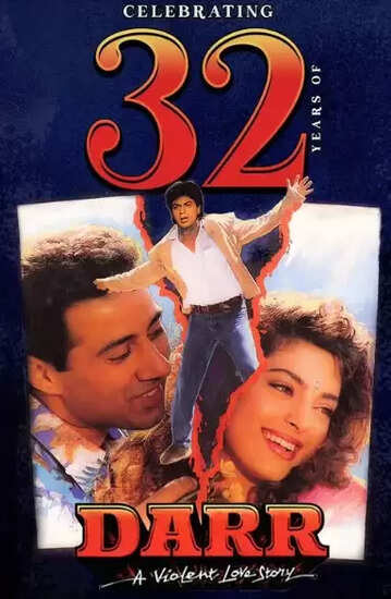 क्या आपको याद है शाहरुख खान का खतरनाक किरदार? 'डर' के 32 साल पूरे!