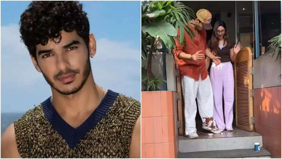 Ishaan Khatter और Chandni Bainz का मजेदार लंच डेट: क्या हुआ जब चॉकलेट शेक गिरा?