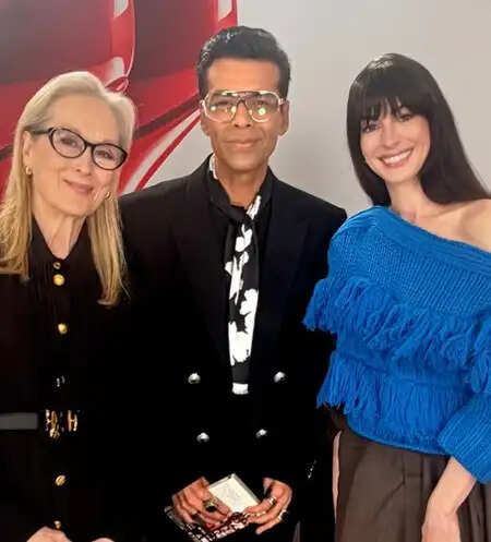 करण जौहर का टोक्यो में 'फैन बॉय' पल: मेरिल स्ट्रीप और ऐनी हैथवे के साथ खास मुलाकात!