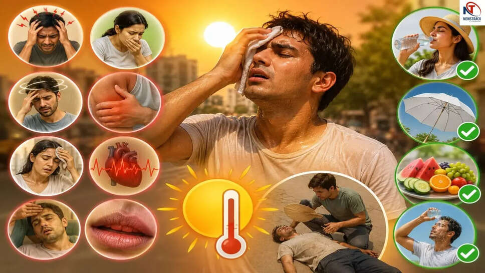 गर्मी में हीट स्ट्रोक से बचने के लिए जानें ये महत्वपूर्ण संकेत और उपाय!
