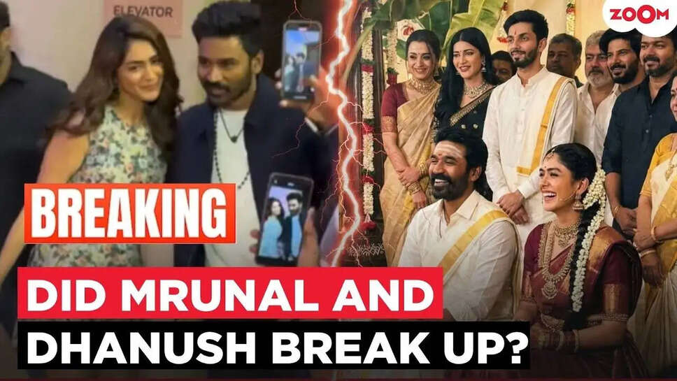 क्या खत्म हो गया है Munal Tagur और Dhanush का रिश्ता? जानें क्या है सच!