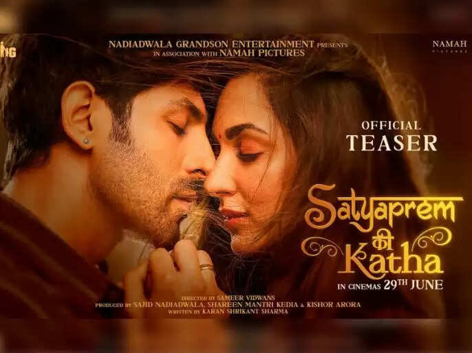 बॉलीवुड स्टार कार्तिक आर्यन और कियारा आडवाणी की फिल्म सत्यप्रेम की कहानी ने काफी बवाल मचा रखा है. हाल ही में इस फिल्म का टीजर सामने आया था, जिसे देखकर फैंस के होश उड़ गए। इस टीजर में कार्तिक आर्यन और कियारा आडवाणी की केमिस्ट्री देखने लायक थी। एक बार फिर कियारा आडवाणी और कार्तिक आर्यन बॉक्स ऑफिस पर धमाल मचाने के लिए तैयार हैं। इस बीच कियारा और कार्तिक की फिल्म सत्यप्रेम की कथा के पहले गाने नसीब से का टीजर आउट हो गया है। इस गाने का टीजर इंटरनेट पर वायरल हो गया है.  सत्यप्रेम की कथा के गाने नसीब से का टीज़र आउट हो गया है कार्तिक आर्यन और कियारा आडवाणी की फिल्म सत्यप्रेम की कथा के गाने नसीब से का टीजर हर तरफ वायरल हो रहा है. जबकि गीत पायल देव द्वारा रचित है, इसे विशाल मिश्रा ने पायल देव के साथ खूबसूरती से गाया है। यह गाना कल यानी 27 मई को रिलीज होने जा रहा है. इस गाने के लिए फैंस काफी एक्साइटेड हैं. आपको बता दें कि 'भूल भुलैया 2' के बाद कार्तिक आर्यन और कियारा आडवाणी की ब्लॉकबस्टर जोड़ी पर्दे पर वापसी कर रही है. मालूम हो कि फिल्म सत्यप्रेम काठे 29 जून 2023 को सिनेमाघरों में रिलीज होगी।   इस फिल्म में कार्तिक आर्यन नजर आए थे बता दें कि कार्तिक आर्यन इससे पहले शाहजादा में नजर आए थे. फिल्म में कार्तिक आर्यन ने बहुत अच्छा प्रदर्शन किया, हालांकि फिल्म बॉक्स ऑफिस पर असफल रही। ऐसे में अब कार्तिक आर्यन को फिल्म सत्यप्रेम की कहानी से काफी उम्मीद है. कार्तिक की भूला भूलैया 2 पिछले साल रिलीज हुई थी। फिल्म ने बॉक्स ऑफिस पर शानदार बिजनेस किया था. इस फिल्म ने कार्तिक को सुपरस्टार बना दिया। मालूम हो कि इस साल कार्तिक आर्यन की कई फिल्में रिलीज होने वाली हैं. जबकि कियारा ने इसी साल सिद्धार्थ मल्होत्रा ​​से शादी की है। इससे पहले दोनों काफी समय तक एक दूसरे को डेट कर रहे थे।