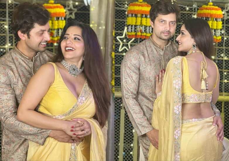 Diwali पर Monalisa संग कोजी हुए Vikrant Singh Rajpoot, वायरल हुई एक-एक तस्वीर