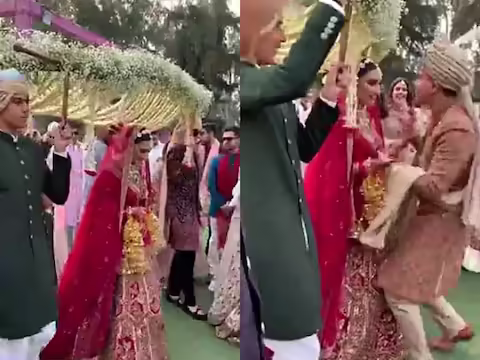 शादी के लिए एक कहावत बहुत प्रचलित है, शादी का लड्डू जो खाये वो पछताए, जो ना खाए वो भी पछताए। अक्सर लोग अपनी शादी को लेकर बहुत उत्साहित होते हैं लेकिन जाहिर नहीं करते और जो दिखाते हैं वह सोशल मीडिया पर वायरल हो सकता है! जैसे इस दूल्हे को जिसे शादी करने की इतनी जल्दी थी कि वह अपनी दुल्हन का हाथ पकड़कर स्टेज की तरफ भागा (इम्पीटेंट ग्रूम वीडियो)।  हाल ही में फेसबुक अकाउंट POPxo पर शादी से जुड़ा एक वीडियो शेयर किया गया है जो बहुत ही फनी है. शादी का सीजन (Impatit To Marry Wife Video Viral) जारी है और दूल्हा-दुल्हन अपने इस खास दिन को और भी खास बनाने के लिए जी जान लगा देते हैं. आज हम जिस वीडियो की बात कर रहे हैं उसे देखकर आपको लगेगा कि दूल्हा-दुल्हन अपने-अपने तरीके से इस दिन को खास बना रहे हैं. दुल्हन शादी के हर पल को आराम से एन्जॉय करना चाहती है, जबकि दूल्हा शादी करने की जल्दी में हो सकता है।  दूल्हा शादी के लिए बेताब है वीडियो में एक दुल्हन अपने परिवार के साथ फूलों की सेज के नीचे चल रही है और धीरे-धीरे स्टेज की ओर बढ़ रही है. तभी अचानक दूल्हा वहां पहुंच जाता है और दुल्हन को स्टेज पर ले जाने के लिए उसका हाथ पकड़कर खींचने लगता है. दुल्हन असहज महसूस करती है और इशारे से चलने से इंकार कर देती है, फिर दूल्हे को हाथ पकड़कर दूर जाने का इशारा करती है। दूल्हा उसे किस करता है और फिर स्टेज पर लौट आता है।  वीडियो वायरल हो रहा है इस वीडियो को अब तक 2 लाख से ज्यादा व्यूज मिल चुके हैं जबकि कई लोगों ने कमेंट कर अपनी प्रतिक्रिया दी है. कई लोगों का कहना था कि दूल्हे की इस हरकत से दुल्हन नाराज हो गई होगी। लेकिन कई लोग यह भी कह रहे हैं कि वह नाराज नहीं दिख रही हैं, बल्कि वह इस पल को एन्जॉय करने की कोशिश कर रही हैं. एक ने कहा कि उसे दूल्हे के लिए बुरा लग रहा है, दुल्हन सिर्फ फोटो खिंचवाने आई थी। एक ने कहा कि अगर वह दुल्हन होती तो अपने पति के साथ जाती तो कैमरे पर सीन और अच्छा लगता।