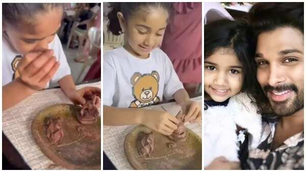 Ganesh Chaturthi 2023: Allu Arjun की 6 साल की लाडली ने बनाई बप्पा की मूर्ति, नन्ही अरहा के टैलेंट ने जीता फैंस का दिल