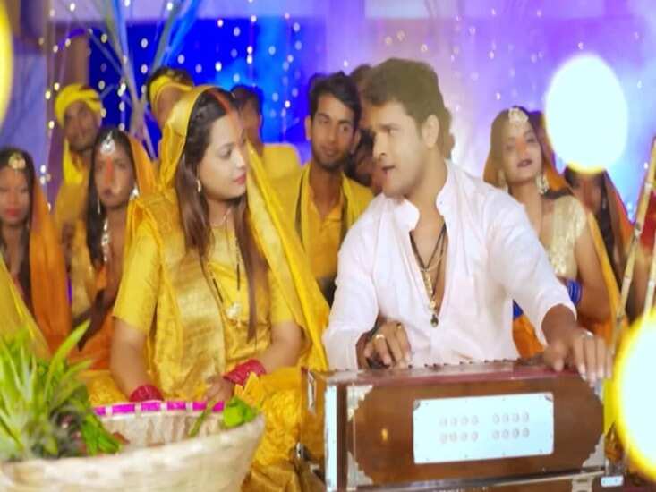 खेसारी लाल यादव ने छठी मैया से लगाई अर्जी, नया गाना 'महादेव अंगना' रिलीज