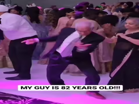 उम्र सिर्फ एक संख्या है और इस तरह के वीडियो इंटरनेट पर भर जाते हैं, यह साबित करते हैं। ऐसा ही एक वीडियो इंस्टाग्राम पर शेयर किया गया था और इसमें 82 वर्षीय के ऊर्जावान प्रदर्शन को दिखाया गया है। संभावना है कि आप अपनी सीट से उठ भी जाएंगे और बूढ़े आदमी को 'नाउ द पार्टी बिगिन्स' पर नाचते हुए देखेंगे। सोशल मीडिया पर ये वीडियो तेजी से वायरल हो रहा है.  इंस्टाग्राम यूजर प्रवीण यादव ने वीडियो पोस्ट किया। इस हैरतअंगेज वीडियो क्लिप के साथ कैप्शन में लिखा है, 'मेरा लड़का 822 साल का है।' वीडियो में वह सोनम कपूर और फवाद खान की फिल्म सुंदर से हिट ट्रैक की शुरुआत करते हैं, लेकिन जबरदस्त डांस करते नजर आ रहे हैं। एक वृद्ध व्यक्ति व्यक्ति के चेहरे पर मुस्कान देखने के लिए वीडियो को और मज़ेदार बनाता है।    वीडियो कुछ महीने पहले पोस्ट किया गया था। इसे साझा किए जाने के बाद से इसे लगभग 5.7 मिलियन बार देखा जा चुका है। इसके अलावा वीडियो को काफी लाइक्स और कमेंट्स भी मिले। एक इंस्टाग्राम यूजर ने पोस्ट किया, 'अंकल ने असाइनमेंट समझ लिया' जबकि दूसरे ने लिखा, 'वह पार्टी में अन्य डांसर्स की तुलना में अधिक सक्रिय हैं।' एक तीसरे यूजर ने कमेंट किया, 'वो ऐसा डांस कर रहा है जैसे कोई नहीं डांस कर रहा है' चौथे यूजर ने लिखा, 'ग्रेट, क्या है वो एक्सप्रेशन। वीडियो पर आपके क्या विचार हैं?