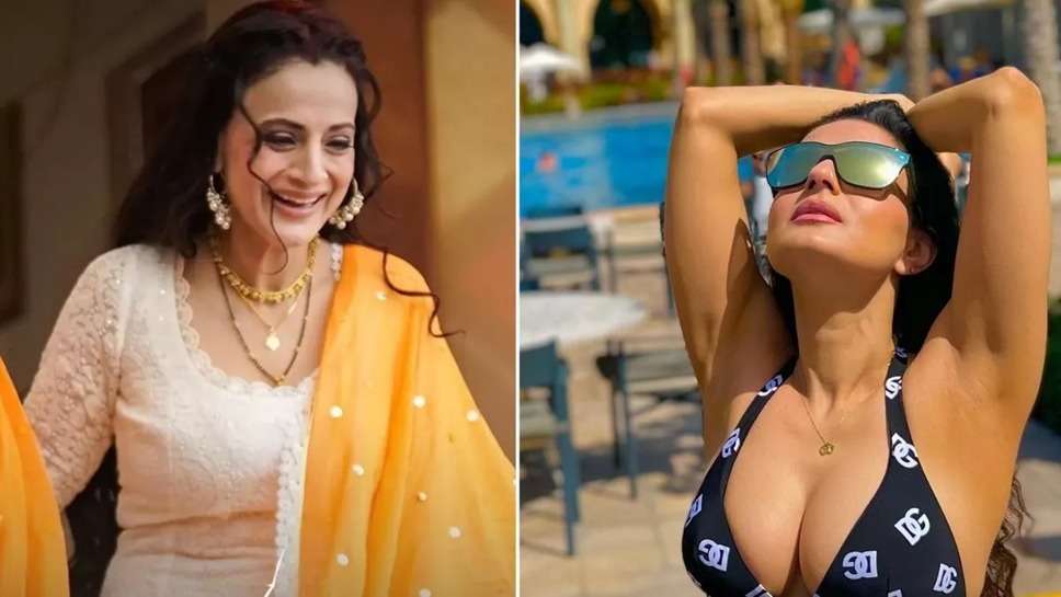  Gadar 2 की 'सकीना' पर चढ़ा बोल्डनेस का खुमार, 7 महीने के बाद सामने आईं Ameesha Patel की ये बिकिनी फोटो