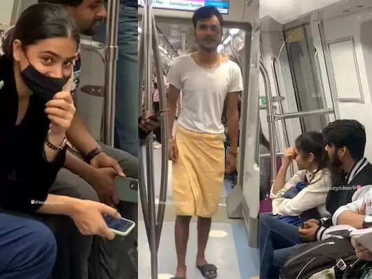 सोशल मीडिया के बढ़ते चलन ने लोगों को अपना दीवाना बना लिया है। जिसके चक्कर में ये कभी भी, कहीं भी कुछ भी करने को तैयार हो जाते हैं। तब उन्हें न तो अपने आसपास की परवाह होती है और न ही अपनी मर्यादा की परवाह। वह वास्तविक दुनिया से ज्यादा आभासी दुनिया में दिलचस्पी लेने लगा है। इसलिए लोग भले ही उन पर हंसते हों, लेकिन सोशल मीडिया पर उन्हें मिलने वाले व्यूज और लाइक्स उन्हें खुश कर देते हैं। दिल्ली मेट्रो इन दिनों ऐसी ही अजीबोगरीब घटनाओं का केंद्र बन गई है। डीएमआरसी के साथ-साथ यात्री भी हर दिन एक अजीबोगरीब हरकत से परेशान हैं।  दिल्ली मेट्रो इन दिनों लोगों की अजीबोगरीब गतिविधियों का केंद्र बनती जा रही है. जहां लोग ऐसे अजीबोगरीब पैटर्न पेश कर रहे हैं जो लोगों को परेशान कर रहे हैं. मोहित गौहर के इंस्टाग्राम अकाउंट पर शेयर किए गए एक वीडियो में दिल्ली मेट्रो में सफर कर रहे एक शख्स को तौलिया में लिपटा हुआ दिखाया गया है, जिससे यात्रियों की हंसी छूट गई। इस अजीबोगरीब वीडियो को 2 लाख से ज्यादा लोग लाइक कर चुके हैं.    बिकिनी गर्ल के बाद मेट्रो में नजर आया तौलिया बॉय वायरल वीडियो में एक युवक तौलिए में लिपटा दिल्ली मेट्रो में सफर करता नजर आ रहा है। लड़का बनियान और तौलिया में गजब का आत्मविश्वास दिखा रहा था। लेकिन आसपास के लोग उस पर हंस रहे थे। क्योंकि वह व्यक्ति किसी के लिए न तो आकर्षक था और न ही कूल। इसके बजाय, मेट्रो में यात्रा करने वाले सभी यात्रियों ने सोचा कि वह सोशल मीडिया के दीवाने और बीमार हैं। जो उसकी मूर्खता और अजीबोगरीब रचनात्मकता पर जोर-जोर से हंसने लगा। वीडियो में कुछ लड़कियां ऐसे भी नजर आ रही हैं, जो लड़के को टॉवल के साथ देखकर शर्मिंदा होती हैं और अपनी आंखें छिपा लेती हैं।  युवक ने खुद को तौलिए में लपेटा और मेट्रो में सफर करने लगा शेयर करते ही यह वीडियो वायरल हो गया और इसे 2.26 लाख से ज्यादा लाइक्स मिले। कुछ यूजर्स इसे बेवकूफाना हरकत बता रहे हैं। ऐसे में कई लोग उनकी हिम्मत की तारीफ कर रहे हैं. एक शख्स ने लिखा- 'जब लोग अपने आप में लीन रहते हैं तो इससे कोई फर्क नहीं पड़ता कि दुनिया क्या करती है या क्या कहती है'. वहीं एक अन्य यूजर ने लिखा- 'क्रिएटिव होना अच्छा है लेकिन क्रिएटिविटी के नाम पर कुछ भी करने लायक नहीं है.' वहीं एक यूजर ने ये फनी और प्रैक्टिकल बात लिखी- 'सावधान रहें, कोई टॉवल न खींचे.' तो कई यूजर्स ऐसे भी थे जिन्होंने कहा कि इस तरह की हरकत के लिए काफी कॉन्फिडेंस की जरूरत होती है, हर कोई ऐसा नहीं कर सकता।
