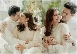 बॉलीवुड एक्ट्रेस परिणीति चोपड़ा और राघव चड्ढा सगाई करने के बाद जल्द ही शादी के बंधन में बंधने जा रहे हैं। खबरों की मानें तो राघव और परिणीति अक्टूबर के अंत में शादी के बंधन में बंध जाएंगे। हालांकि, अभी तक शादी की कोई आधिकारिक तारीख की घोषणा नहीं की गई है। बता दें कि परिणीति चोपड़ा ने इसी महीने दिल्ली के कपूरथला हाउस में आम आदमी पार्टी के नेता राघव चड्ढा से सगाई की थी। इस सगाई में प्रियंका चोपड़ा से लेकर मनीष मल्होत्रा ​​और अरविंद केजरीवाल समेत कई बड़े कलाकार और नेता शामिल हुए थे. अब राघव परिणीति की सगाई का एक इनसाइड वीडियो सामने आया है, जिसमें परिणीति राघव के सामने सगाई का कॉन्ट्रैक्ट थामे नजर आ रही हैं।  वीडियो में देखा जा सकता है कि परिणीति हाथ में माइक लिए हुए हैं. वीडियो में एक्ट्रेस कह रही हैं, 'राघव चड्ढा की इंगेजमेंट एग्रीमेंट ये है. कि परिणीति हमेशा सही होती हैं।" परिणीति की ये बातें सुनकर वहां मौजूद सभी लोग हंसने लगते हैं। वीडियो में राघव और परिणीति के सगाई समारोह की झलक दिखाई गई है।   वीडियो में परिणीति चोपड़ा को कई मौकों पर रोते हुए देखा जा सकता है जबकि परिवार उन्हें प्यार से गले लगाकर शांत करने की कोशिश करता है। इसके बाद वीडियो में परिणीति मनीष मल्होत्रा ​​के साथ सेल्फी लेती नजर आ रही हैं तो वहीं एक्ट्रेस की मां रीना चोपड़ा भी इमोशनल होती नजर आ रही हैं. वीडियो में प्रियंका चोपड़ा की एक झलक भी नजर आ रही है। वीडियो में रीना चोपड़ा रोते हुए राघव चड्ढा के साथ अपनी फीलिंग्स शेयर कर रही हैं। वीडियो में रीना चोपड़ा कह रही हैं, "आपकी बेटी असल में एक ऐसे शख्स के पास जा रही है जो एक पिता से भी बेहतर उसका ख्याल रखेगा. मेरा मतलब है हम आपसे प्यार करते हैं राघव."